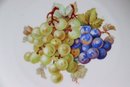 Group Lot Of  5 Pierced Edge Gold Rim Grapes And Fruit Plates Schumann Bavaria