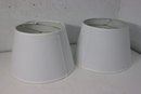 Group Lot Of Mixed Size And Type Lamp Shades, Some In Pairs