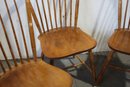 Grouping Of 4 Nichols & Stone Seven Spindle Windsor Chairs