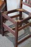 Group Lot Of 3 Sizes Of Mission/Craftsman Style Chairs (1 Child's Rocker, No Seat)
