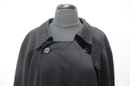 Classic  London Fog Black Men's Trench Coat-(size 42 Reg)