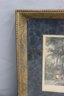 Two Small Engraving Reproductions Of Chaumont And Vernay In Elaborate Mattes And Frames