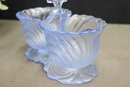 Vintage Caprice Moonlight Blue By Cambridge Divided Dressing Bowl