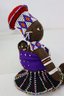 South KwaZulu-Natal Mother And Baby National Costume Beaded Felt Doll