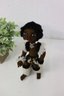 Handmade African Zulu Inkosi-King Folk Art Doll