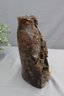 Vintage Chinese Hand-Carved Soapstone Birds-Flowers Vase-Amphora Statuette