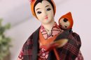 Vintage 60s Japanese Okinawa Doll Mother And Child Figurine Shuri Women's Handicraft Club #9