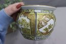 Vintage Gold Imari Porcelain Planter Arita Busson Co. JAPAN