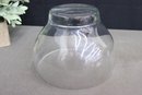 Glass Crystal Punch/Fruit Bowl (small Flea Bite Chip On Rim)