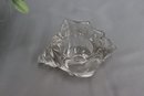 Crystal Bunny And Crystal Tulip Sea Shell Votive Candle Holders