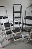 Group Lot Of Step Ladders And Step Stools