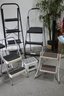 Group Lot Of Step Ladders And Step Stools