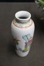 Chinese Scholars And Students Motif Porcelain Slender Urn Vase