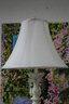 Bauble And Balustrade Table Lamp With Bell Shade