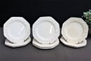Set Of 10 Octagonal Wedgwood Cream Color Luncheon Plates