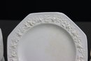 Set Of 10 Octagonal Wedgwood Cream Color Luncheon Plates