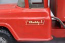 Vintage Buddy L Dump Truck - Dump Tilts Up With Lever And Gate Swings