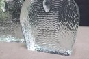 Two Art Glass Owl Figurines