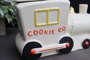 USA Ceramic Cookie Rail Road Engine Cookie Jar - Bottom Marked USA 200