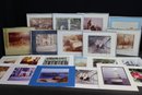 Group Lot Of Framed Display Size Photographs - Travel, Nature Etc.