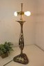 Art Nouveau Style Pierced Table Lamp