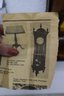 Antique Vienna Regulator Clock 25th Anniversary Inscription On Brass Pendulum
