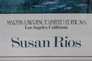 Susan Rios Artist Promotional Poster, Martin Lawrence Limited Editions LA, CA