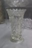 Group Lot Of Cut Glass And Crystal Varied Bowls, Vases, Table Top Items
