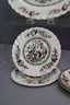 Vintage Collection Of 34 Pieces Myott Indian Tree Fine Staffordshire Ware