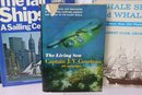 Group Book Lot #6: Maritime, Sailboats, Giant Boats, Toy Boats, And Jacques Cousteau!