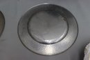 Group Lot Of Pewter Plates And Coasters