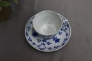 3 Pcs Of Bing & Grondahl / B & G Butterfly  Cup And Saucer And Plate