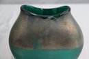Vintage ADAM AARONSON Studio Glass  Green Vase -Unsigned