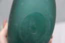 Vintage ADAM AARONSON Studio Glass  Green Vase -Unsigned