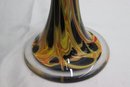 Mid Century Murano Art Glass Handblown Long Neck  Vase