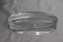 Clear Glass  Oval Paper Weight