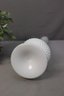 Fenton Hobnail Milk Glass 21 1/4' Tall Swung Vase