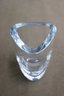 Strombergshyttan Signed And Numbered Swedish Art Glass Crystal Vase