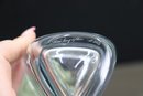 Strombergshyttan Signed And Numbered Swedish Art Glass Crystal Vase