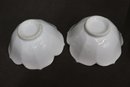 Vintage MCM Style White Lotus Blossom Bowls - 3 Sizes