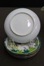 Group Lot Of 5 Vintage Japanese Imari Porcelain Hand-Painted Small Plates