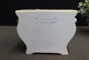 Extravagant Porcelain Commode Miniature With Working Drawers And Watteau Scenes