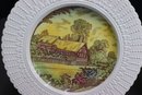Vintage Set Of 6 Royal Cauldon Varied Landscape Scene Plates