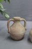 Group Lot Of Terracotta Jugs One Large And Four Small