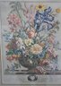 June And August - Pair Of Color Repro Engravings Of Monthly Flower Blossom Pictorials, R. Gardiner Collection