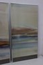 Elba Alvarez Diptych Two Framed  Landscape Art Posters, 1985 Editions Limited Galleries