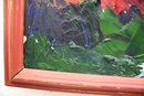 Abstract Landscape Impasto Oil On Canvas, Signed Verso R. Zigler 0n Stretcher, Dated 05/2K