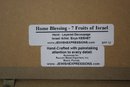 Home Blessing - 7 Fruits Of Israel - Framed Hand Layered Decoupage By Israeli Artist Enya Keshet