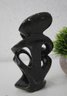 African Shona Hand Carved Soap Stone Thinker Statue (after Rodin)