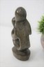 Hand-carved Shona Stone Mother And Child Statuette